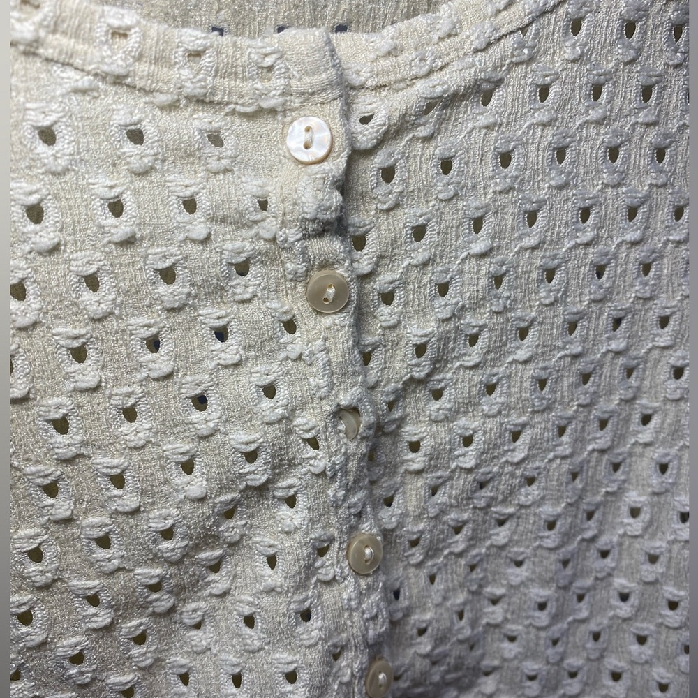 Textured Boho button up top - Picture 3 of 5